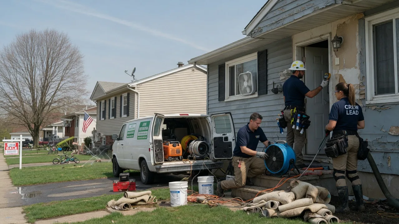 Flood Cleanup in Nineveh, PA near me